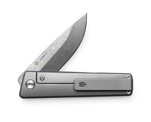 James Brand Chapter 2 Taschenmesser Titanium Damasteel