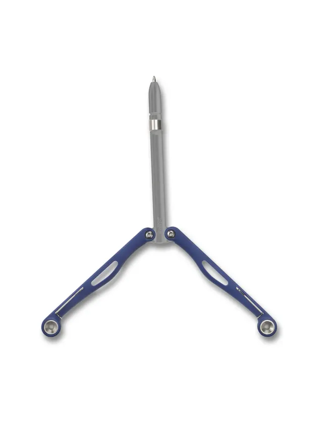 Spyderco BaliYo Wing Balisong-Stift blau-grau