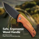 Civivi Regulatron C23006-3 Taschenmesser Holz Nitro-V