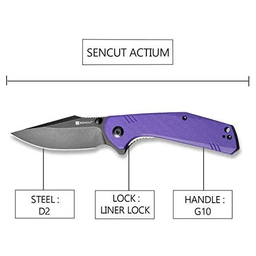SENCUT Actium SA02D Klappmesser G10 D2
