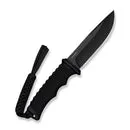 Civivi Ravok C25072A Fixed Blade G10 schwarz Lederscheide
