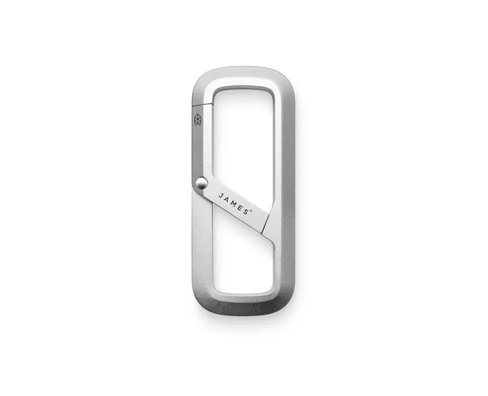 James Brand Madison Karabiner Silber Aluminium