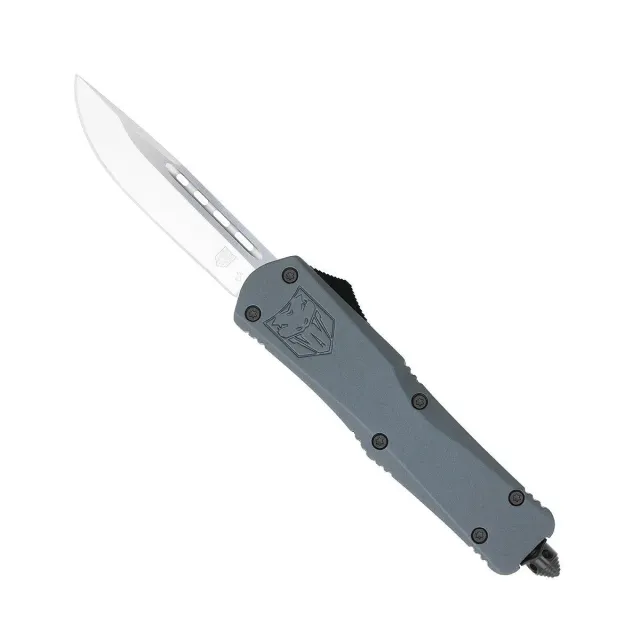 CobraTec FS-3 Large OTF-Messer Grau Cerakote D2
