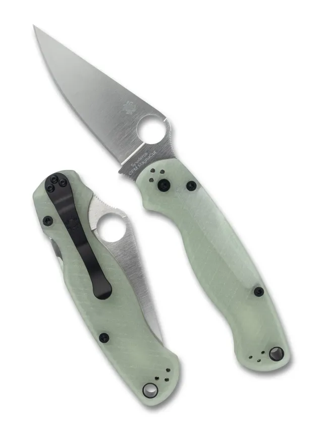 Spyderco Para Military 2 Klappmesser MagnaCut G-10 natur