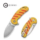 CIVIVI Squib C25117 Taschenmesser Gelb-Rot Nitro-V