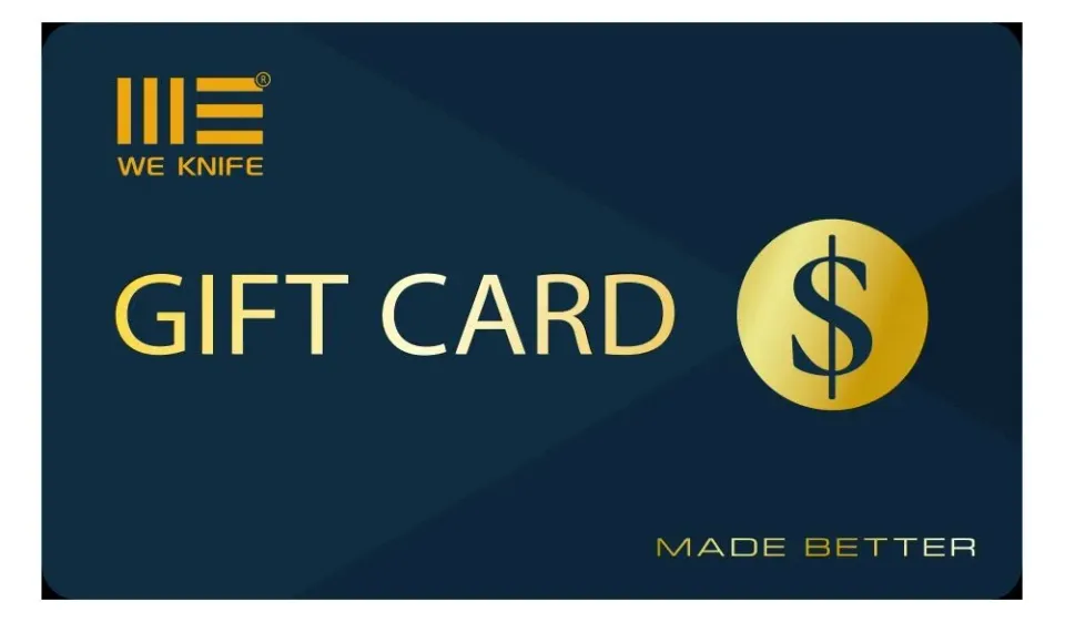 WeKnife Geschenkgutschein Gift Card Messer Zubehör