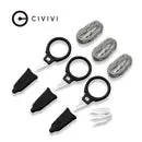 Civivi Quick Snip C22022A-2 Halsmesser 3 Klingen