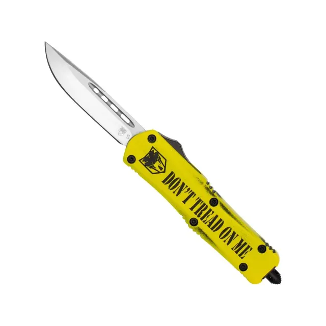 CobraTec FS-3 Don´t Tread OTF-Messer D2 7,6 cm