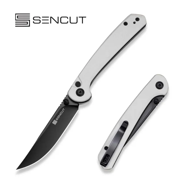 SENCUT Skelfin S25007-1 Klappmesser Weiß 9Cr