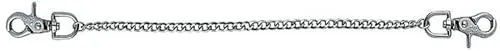 Herbertz Top Collection Gliederkette grau M Karabiner