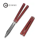 CIVIVI Dracolisk C25028-3 Balisong Trainer Burgundy