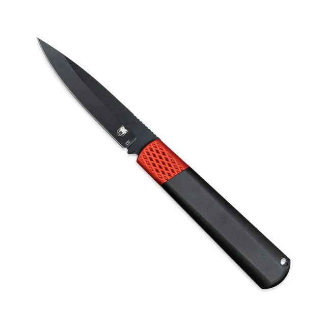 CobraTec Gideon Hidden Release Klappmesser Schwarz-Rot D2 Blemished