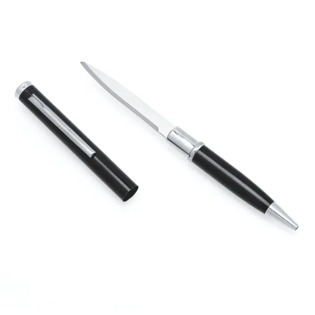 CobraTec Pen Kugelschreibermesser Edelstahl schwarz