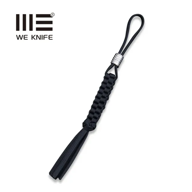WeKnife A-01E Fangriemen Paracord Titanperle schwarz