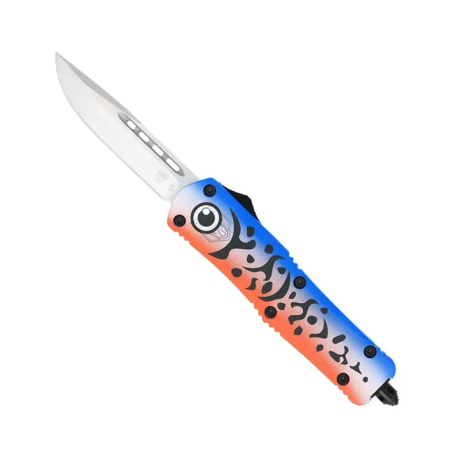 CobraTec FS-3 Medium OTF-Messer Blue Lure D2
