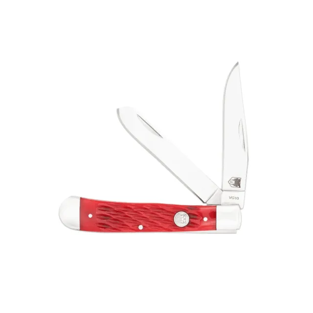 CobraTec Trapper Klappmesser Red Bone VG10 B-Ware