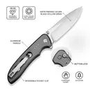 Civivi Hyperpulse C23087A-3 Klappmesser Grau 14C28N