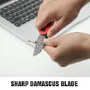 Civivi Pragma C23062B-DS1 Klappmesser Alu Damast Rot