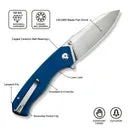 Civivi Placoid C23079-2 Taschenmesser blau 14C28N