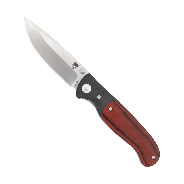CobraTec Baron Klappmesser Carbon Pakkaholz 154CM