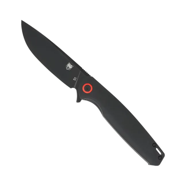 CobraTec Rath Klappmesser D2 Schwarz 3,5 Zoll