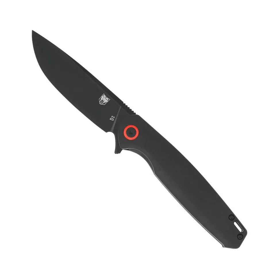 CobraTec Rath Klappmesser D2 Schwarz 3,5 Zoll