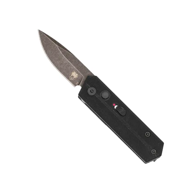 CobraTec Stinger Automatikmesser D2 Schwarz G-10