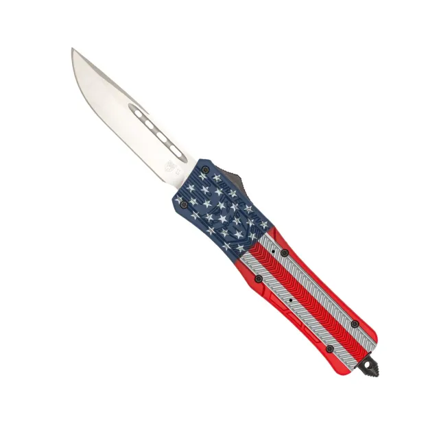 CobraTec CTK-1 Medium OTF Messer American Flag Cerakote