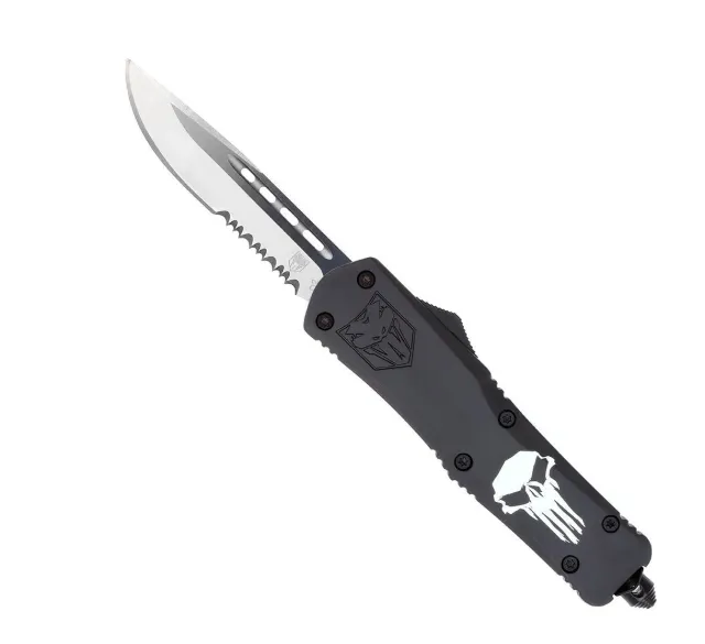 CobraTec FS-3 Large Punisher Black OTF-Messer