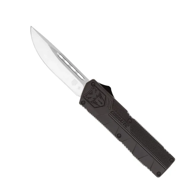 CobraTec Lightweight Black OTF Messer Schwarz D2 Cerakote