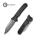 Civivi Neurohaptic C23080-DS1 Taschenmesser Damast Carbon