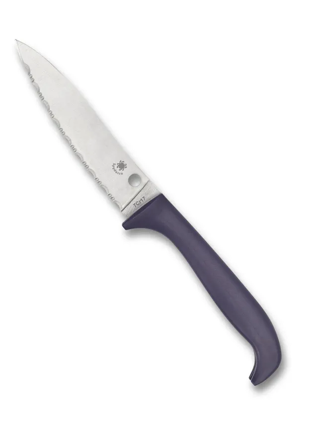 Byrd Counter Puppy Küchenmesser glatt blau stellbar