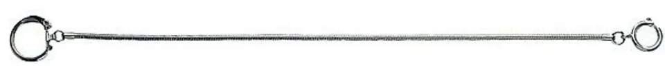 Herbertz Top Collection Schlangenkette Messerkette Grau M