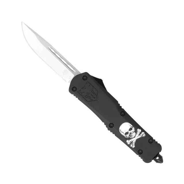 CobraTec FS-3 Jolly Roger OTF Messer Large schwarz