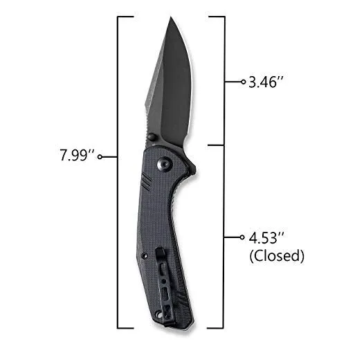 SENCUT Actium SA02C Klappmesser G10 schwarze D2-Klinge