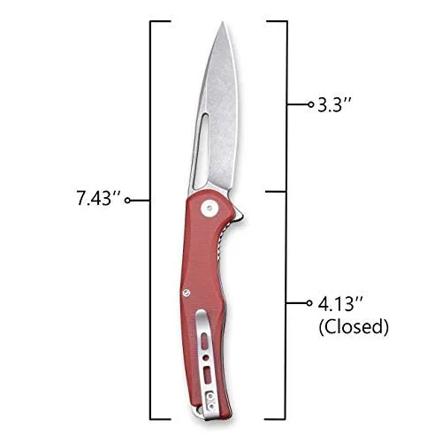SENCUT Citius SA01E Klappmesser Burgunderrot Ultraleicht