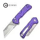 Civivi Pulsara C24041F Cuttermesser Alu Lila +3 Klingen