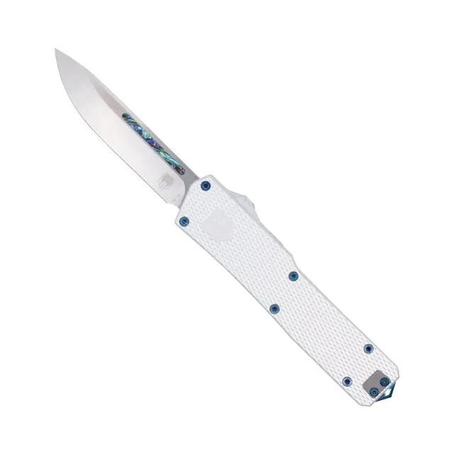 CobraTec Abalone Edge OTF Messer silber VG-10