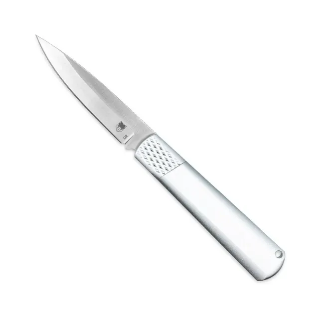 CobraTec Gideon Hidden Release Klappmesser Silber D2