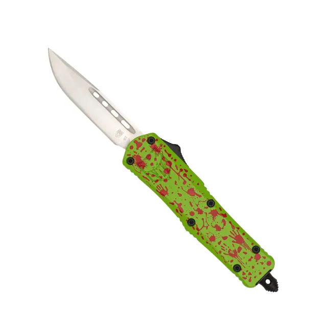 CobraTec FS-3 Medium Zombie OTF-Messer Cerakote