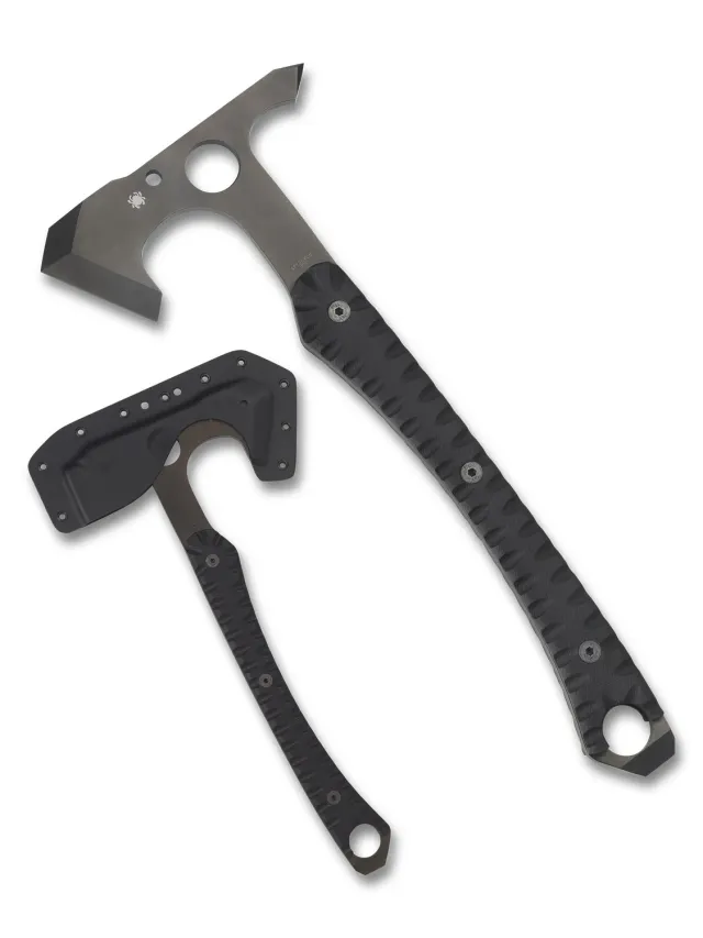 Spyderco Warrior Hawk Tomahawk D2 mit Scheide