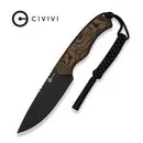 Civivi Nivren C25103 Feststehendes Messer G10 Schwarz 14C28N