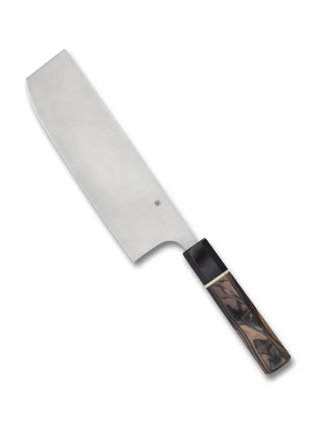 Spyderco Murray Carter Nakiri Küchenmesser Aogami-Super
