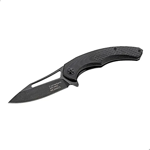 Herbertz Top Collection Klappmesser 440C G10 Black Stonewash