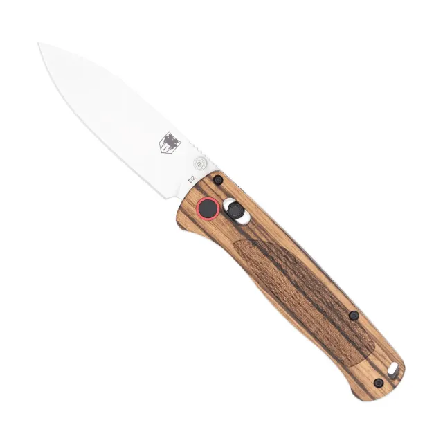 CobraTec Zebrawood Bar Lock Klappmesser D2 3" Holz